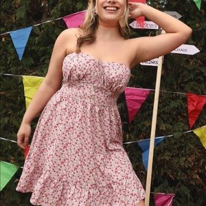 Adorable Plus size type front ditzy dress NEW